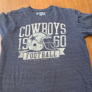 NFL Cowboys Kids Navy Football Tee